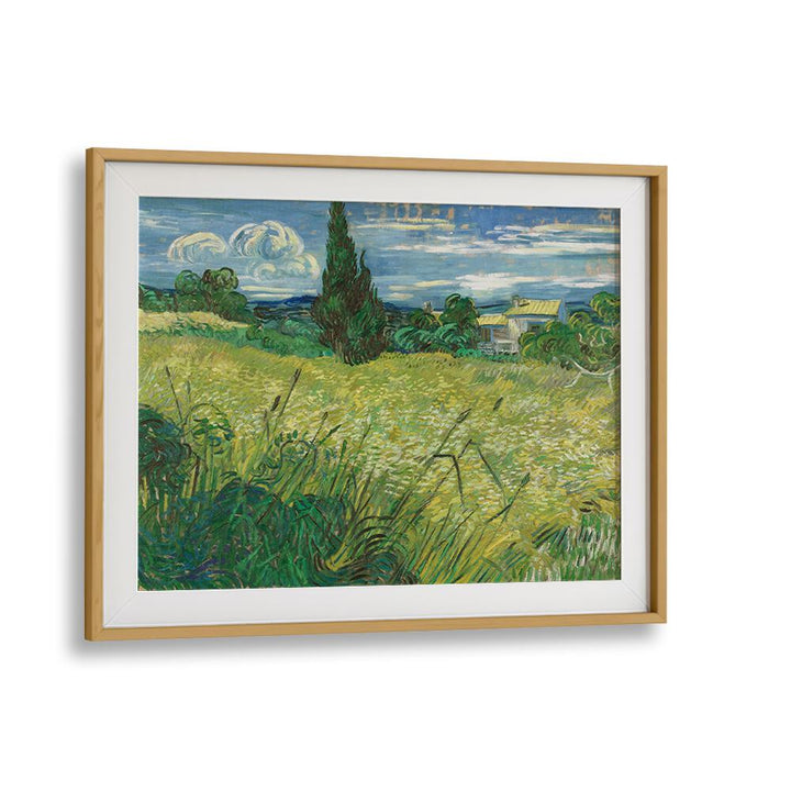 VINCENT VAN GOGH - GREEN FIELD,  VINTAGE PAINTINGS