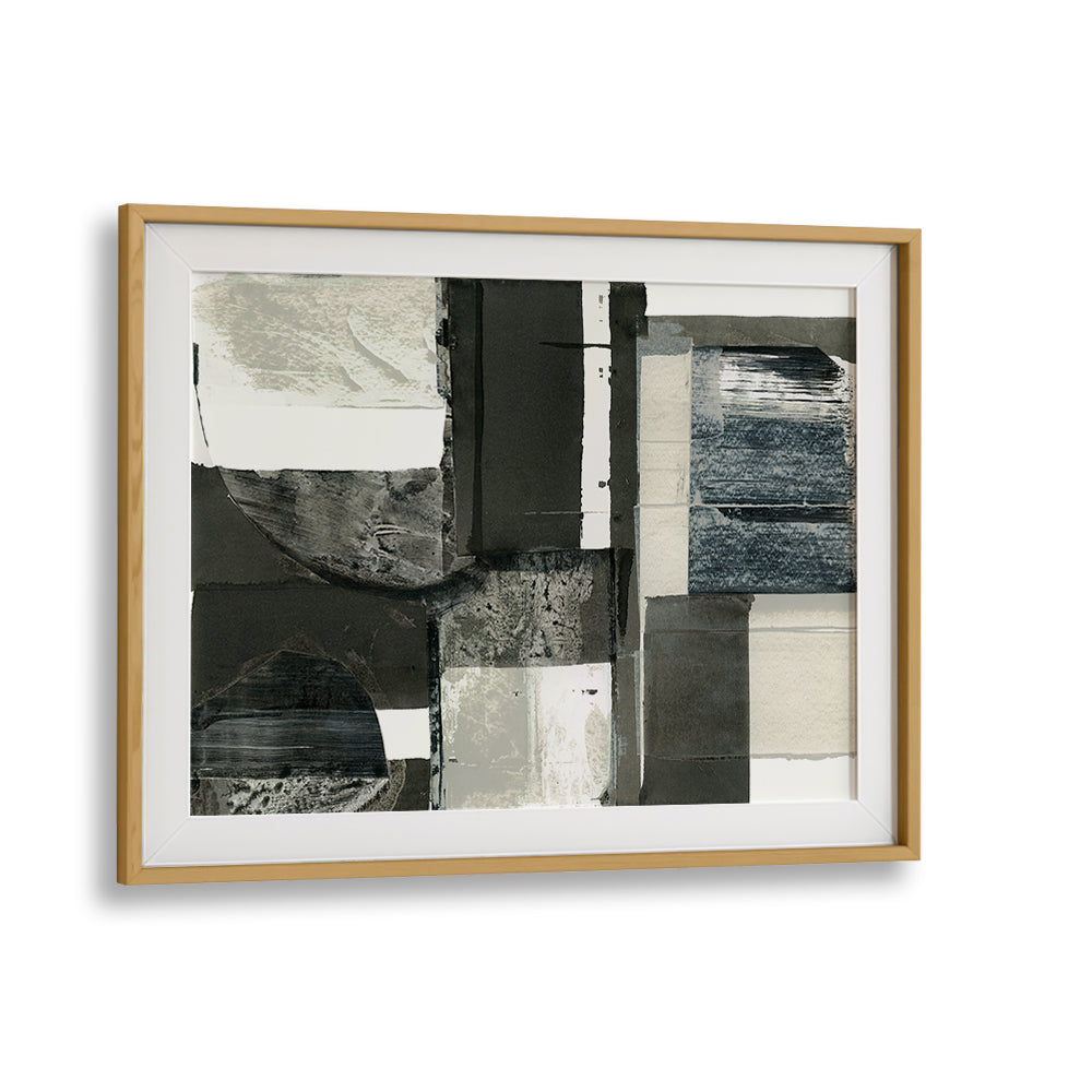 Contemporary abstract art, MONOCHROME SHAPES LIGHT I, enhances your space with modern sophistication.