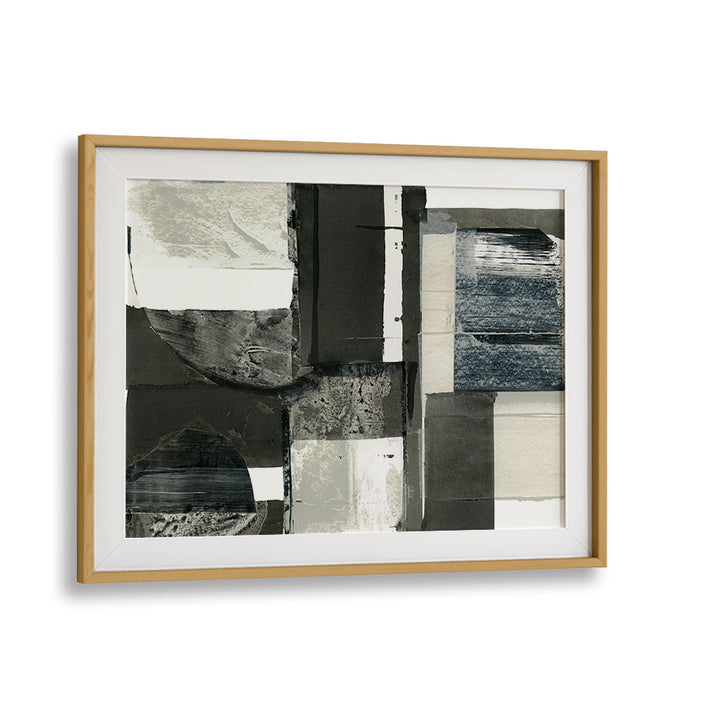 Contemporary abstract art, MONOCHROME SHAPES LIGHT I, enhances your space with modern sophistication.