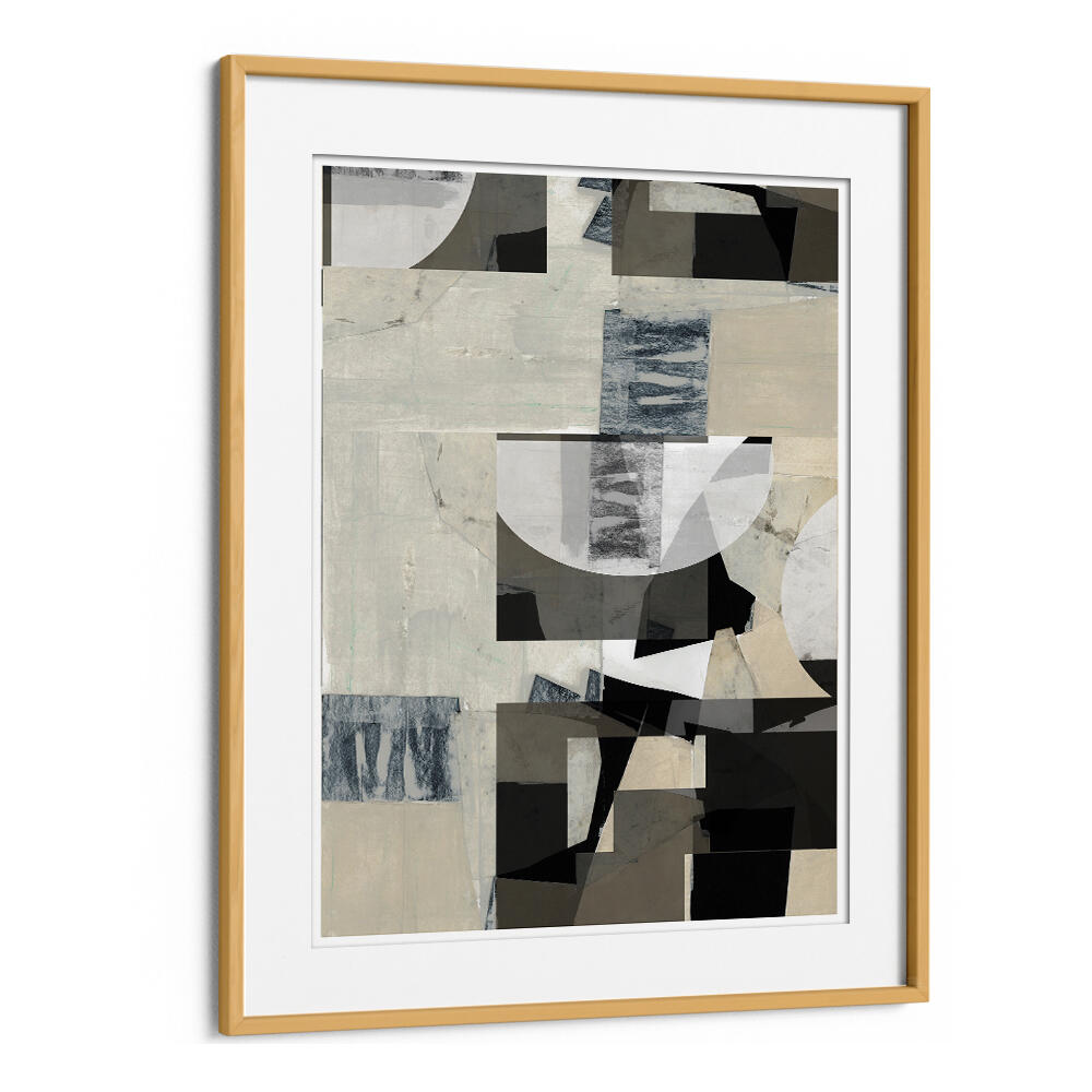 Elegant MONOCHROME COMPOSITION NO III, ABSTRACT PAINTINGS enhances modern decor with its captivating design and sophistication.