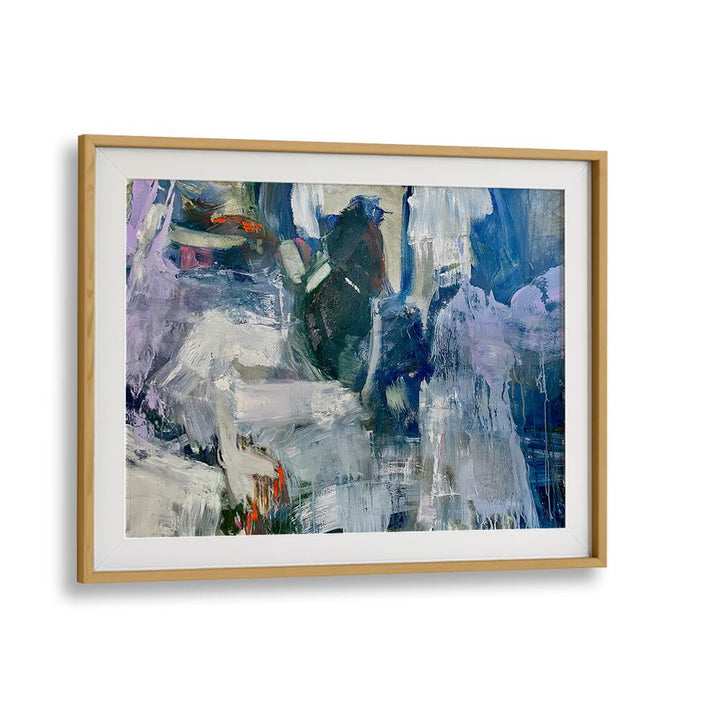 Vibrant BLOOM BLUE, ABSTRACT PAINTINGS enhance your home décor with modern elegance and striking colors.