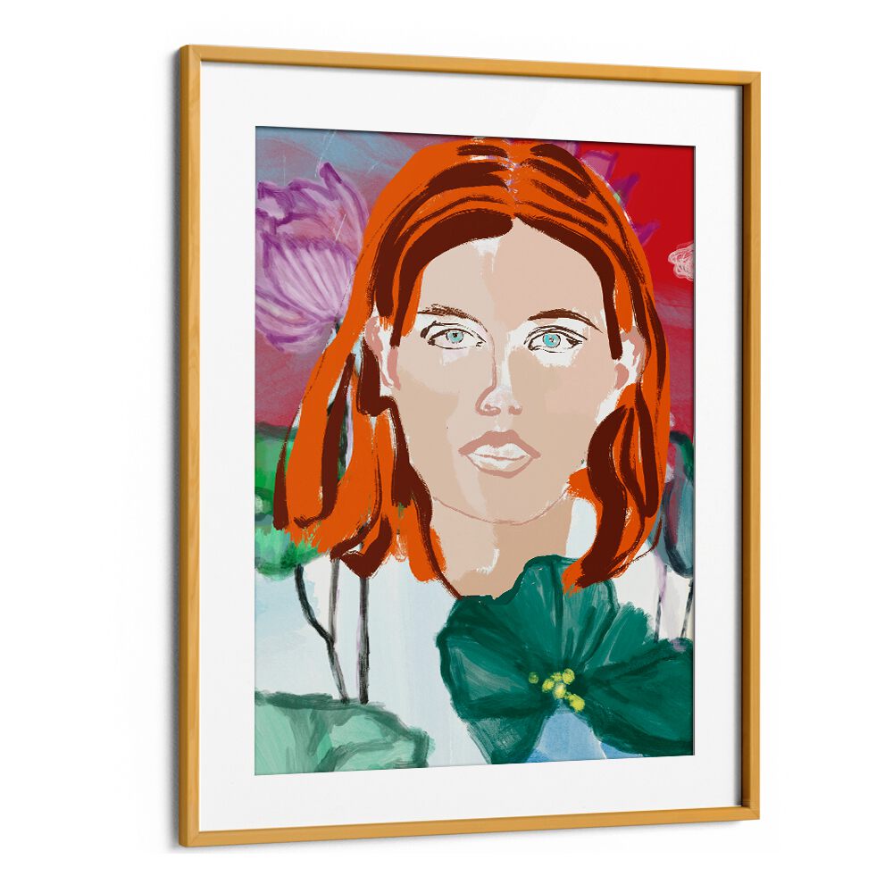 Artful depiction from the SPACE AGE FACES, PORTRAITS collection, showcasing vibrant colors and imaginative design.