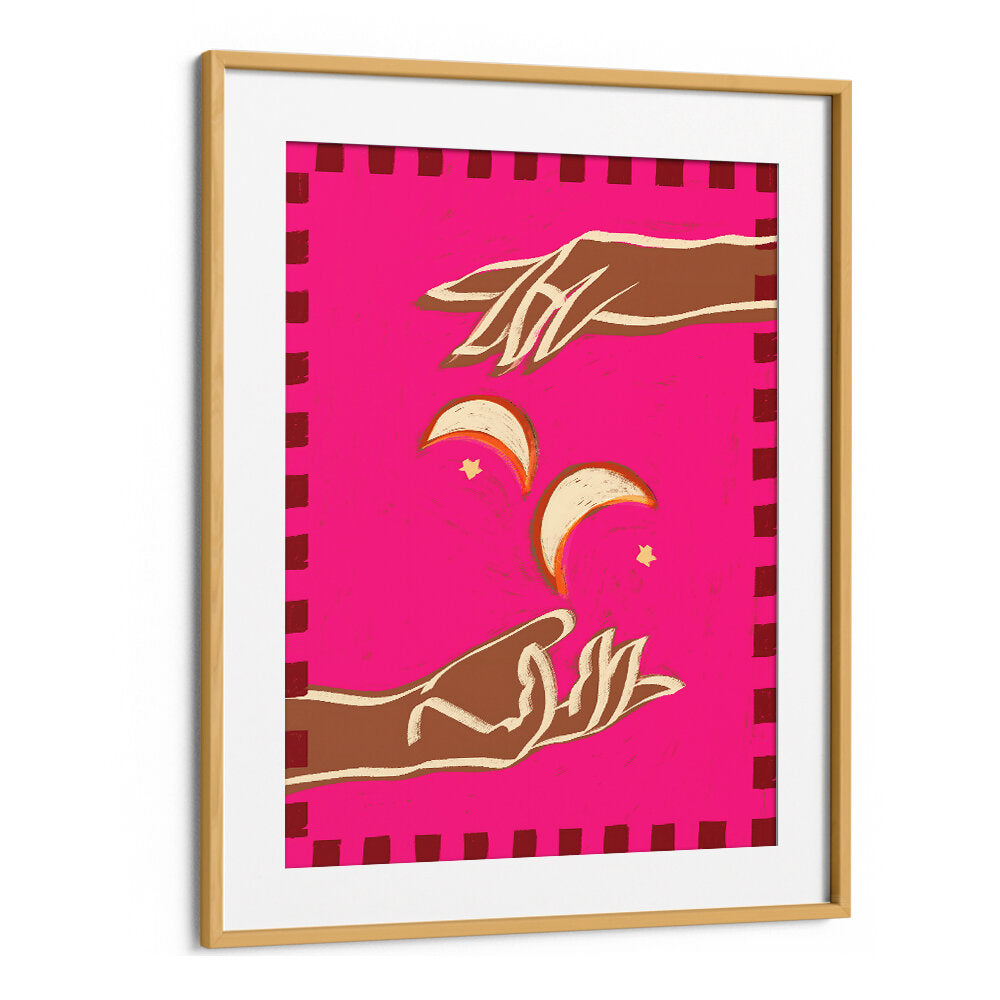 A COUPLE OF MOONS , BOHO ART PAINTINGS