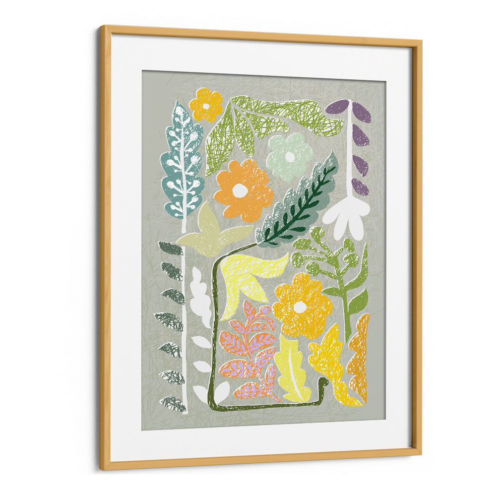ABSTRACT FLORAL GARDEN