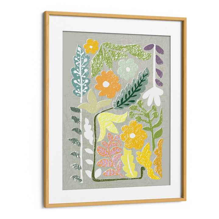 ABSTRACT FLORAL GARDEN