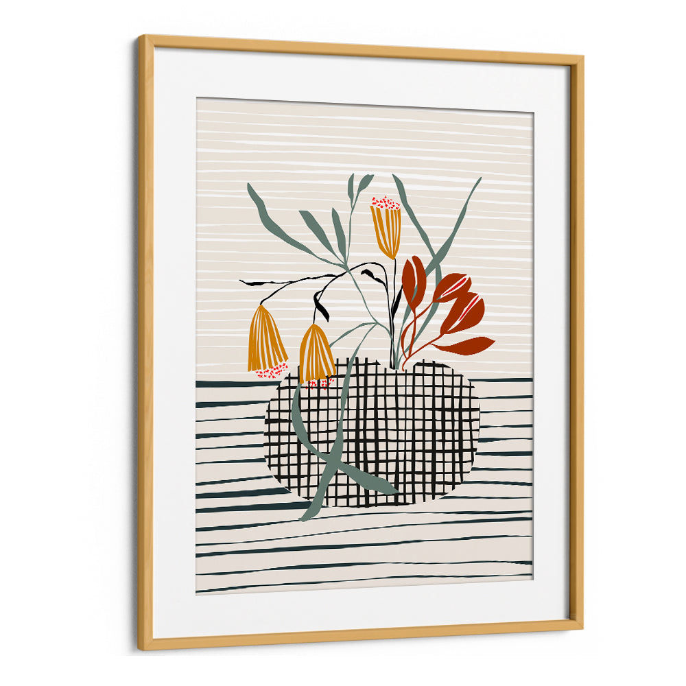 ABSTRACT FLORAL STILL LIFE