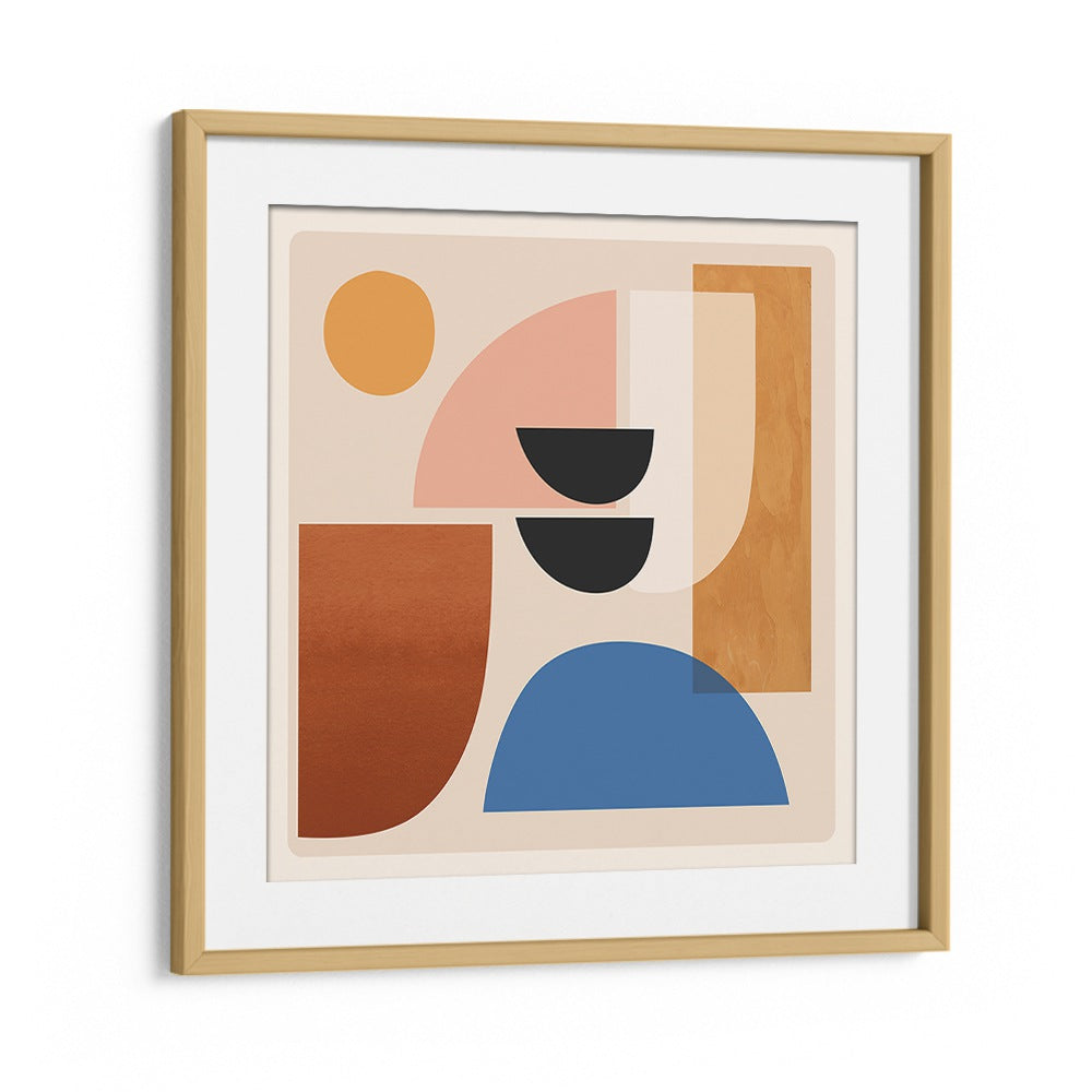 ABSTRACT MINIMAL SHAPES VI, GEOMETRIC ART PRINTS features harmonious abstract geometry, enhancing modern home decor.