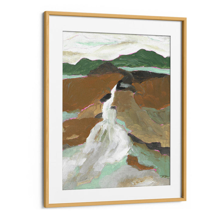 ABSTRACT MOUNTAIN WATERFALL