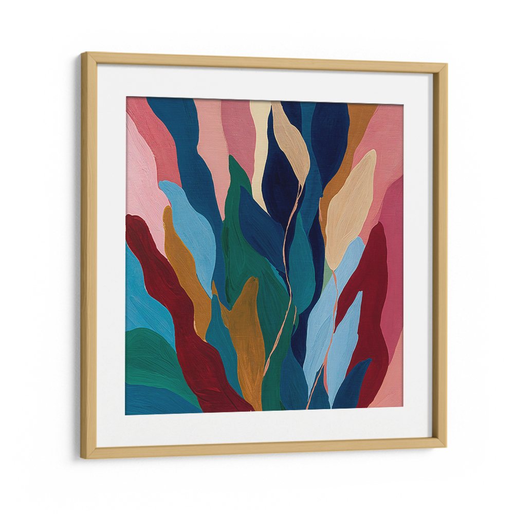 ABSTRACT TROPICAL LEAVES
