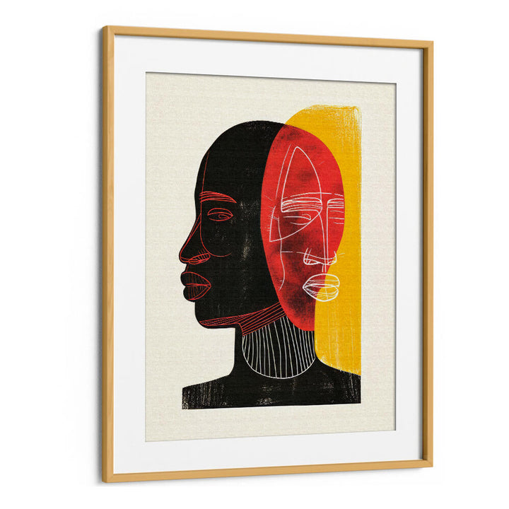 AFRICAN ART SMOOTH III , PORTRAITS & FIGURATIVE ILLUSTRATIONS