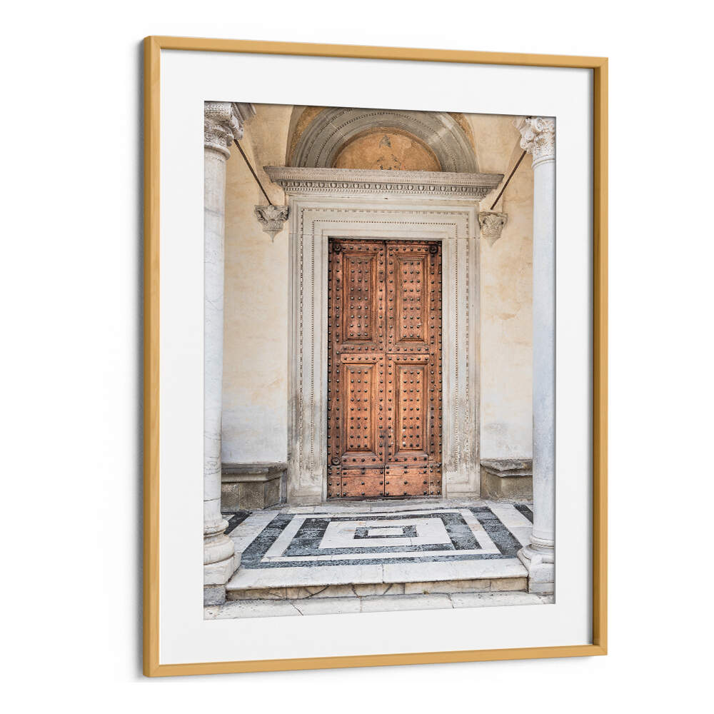 ANCIENT BROWN DOOR