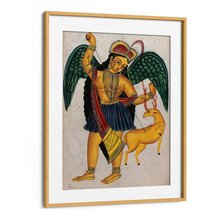 APSARA WITH PET DEER
