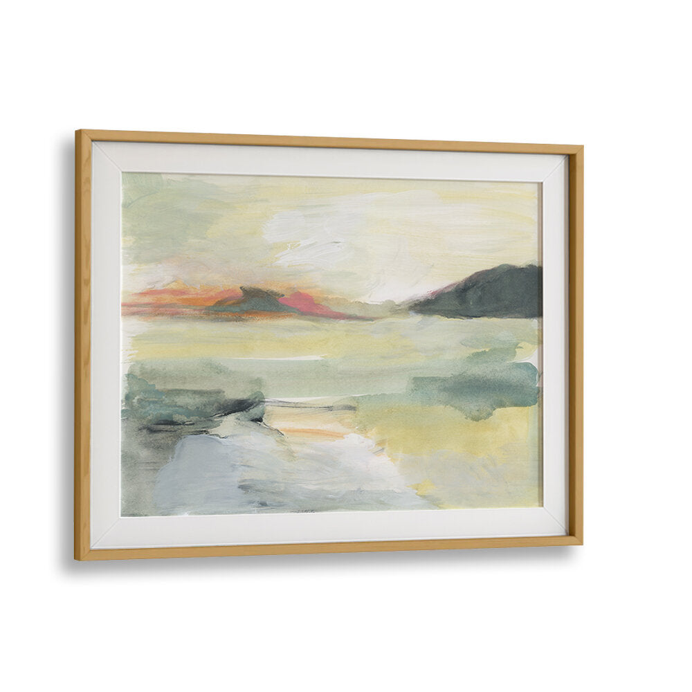 Bright and serene AQUARELLE Landscape Paintings showcasing tranquil nature, perfect for enhancing any space.