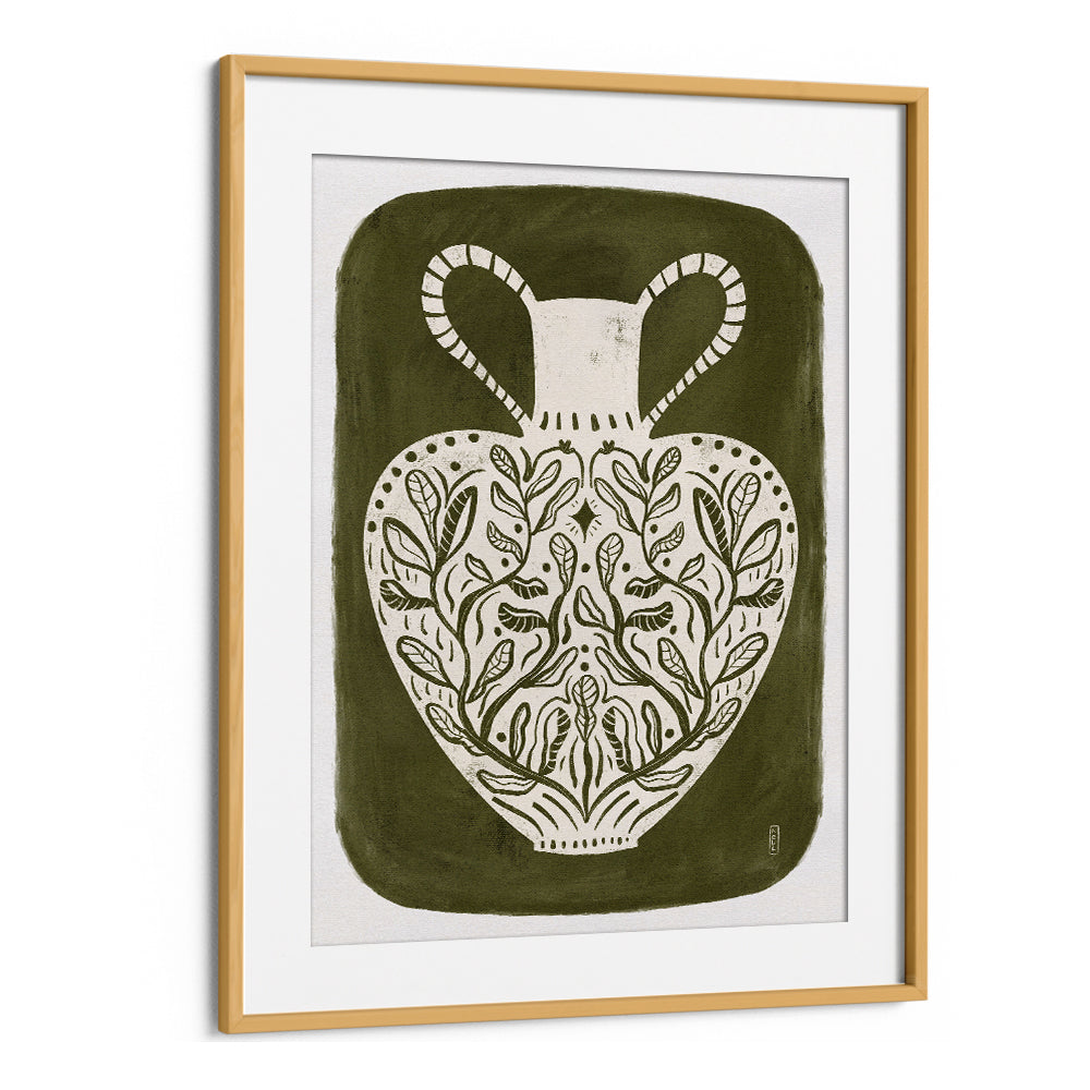 BOTANICAL FOLK VASE