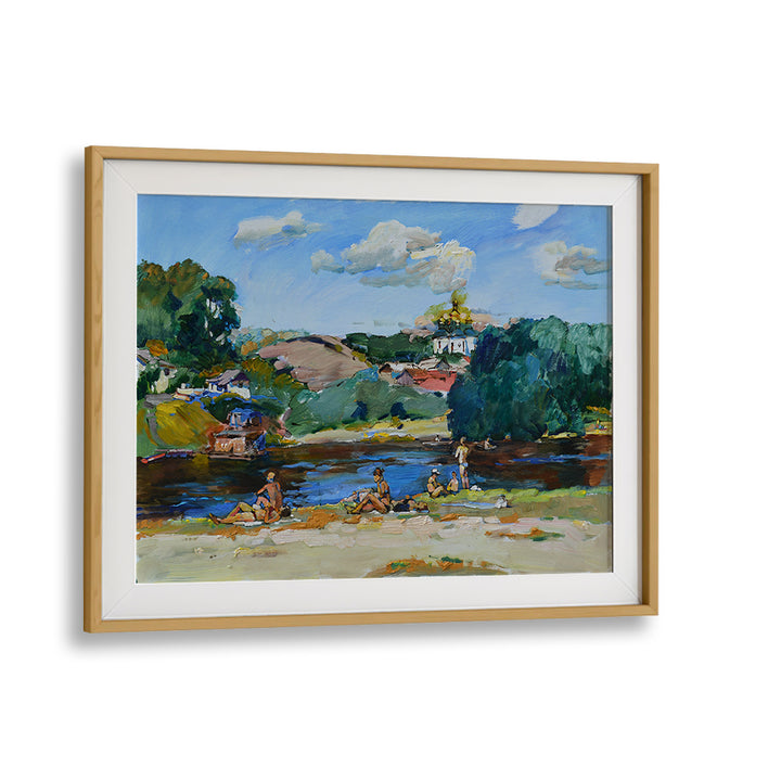 BATHERS ON THE RIVERBANK