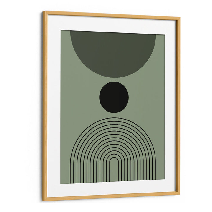 BAUHAUS BOHO SAAGE GREEN I , BOHO ART PAINTINGS