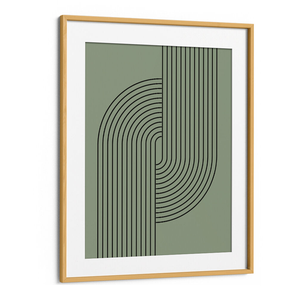 BAUHAUS BOHO SAAGE GREEN V , BOHO ART PAINTINGS