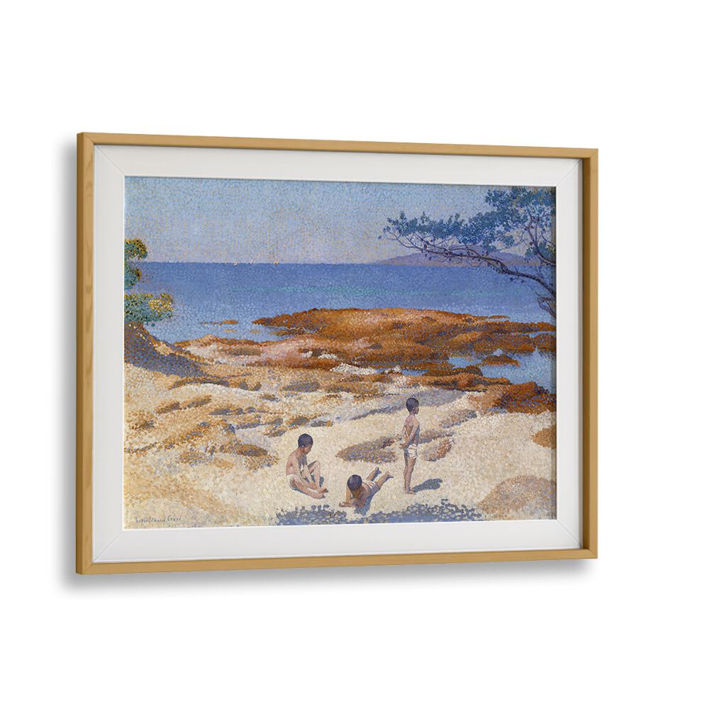 BEACH AT CABASSON (1891–1892) , VINTAGE PAINTINGS