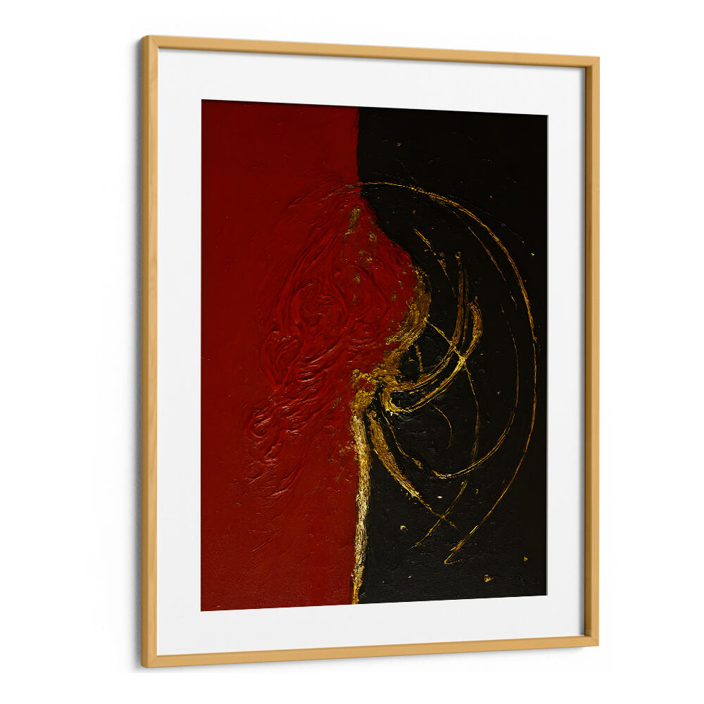 BLOOD AND GOLD SPIRAL , EXPRESSIONISM PAINTINGS
