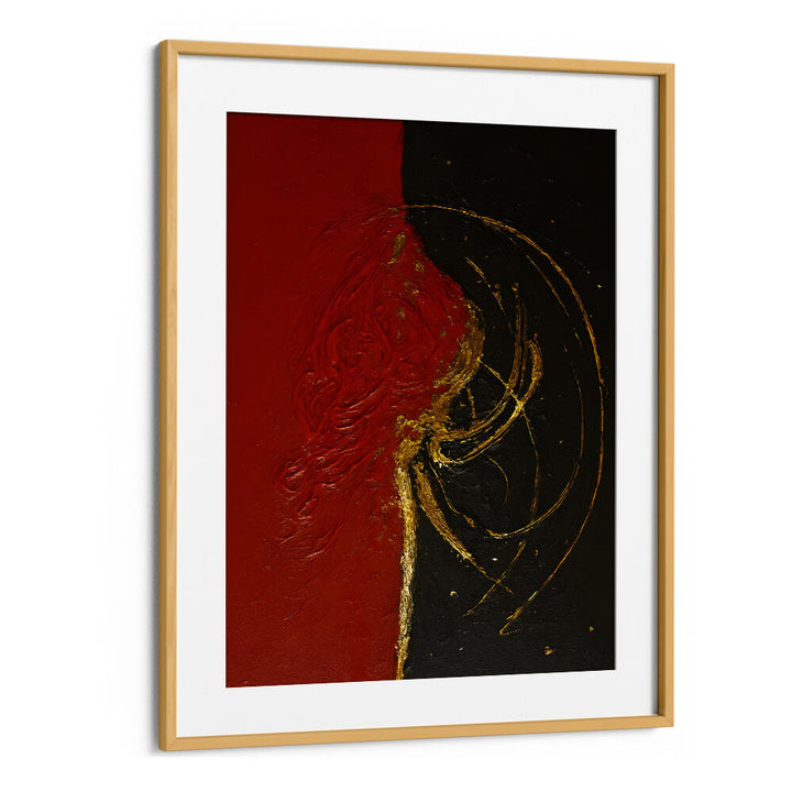 BLOOD AND GOLD SPIRAL , EXPRESSIONISM PAINTINGS