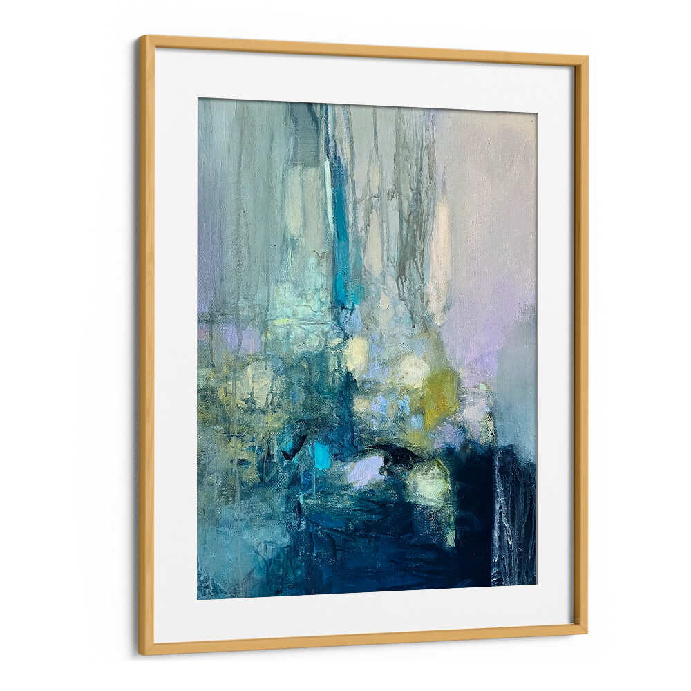 BLUE GREEN ABSTRACT FLOW