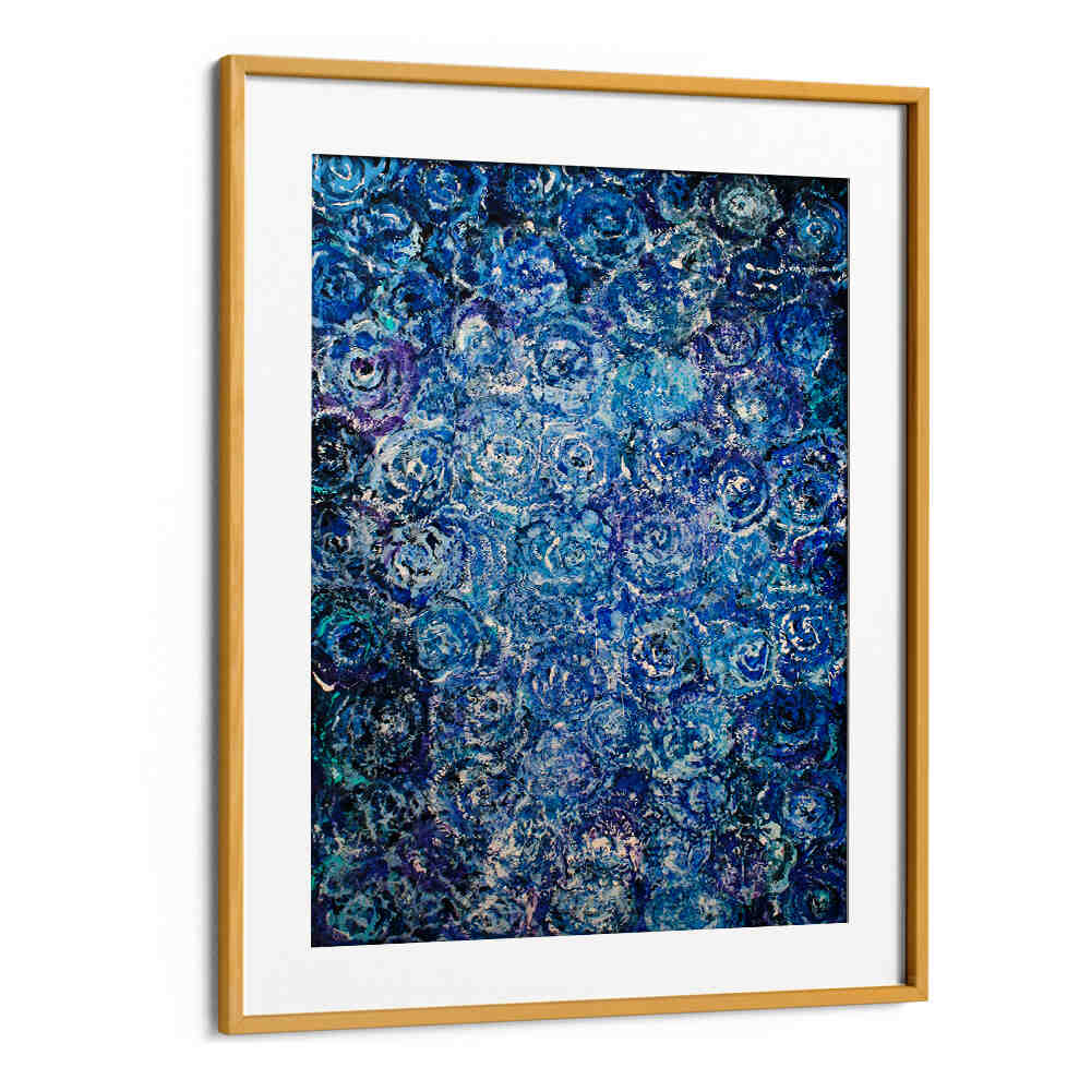 BLUE ROSES , FLORAL FLOWER PAINTINGS