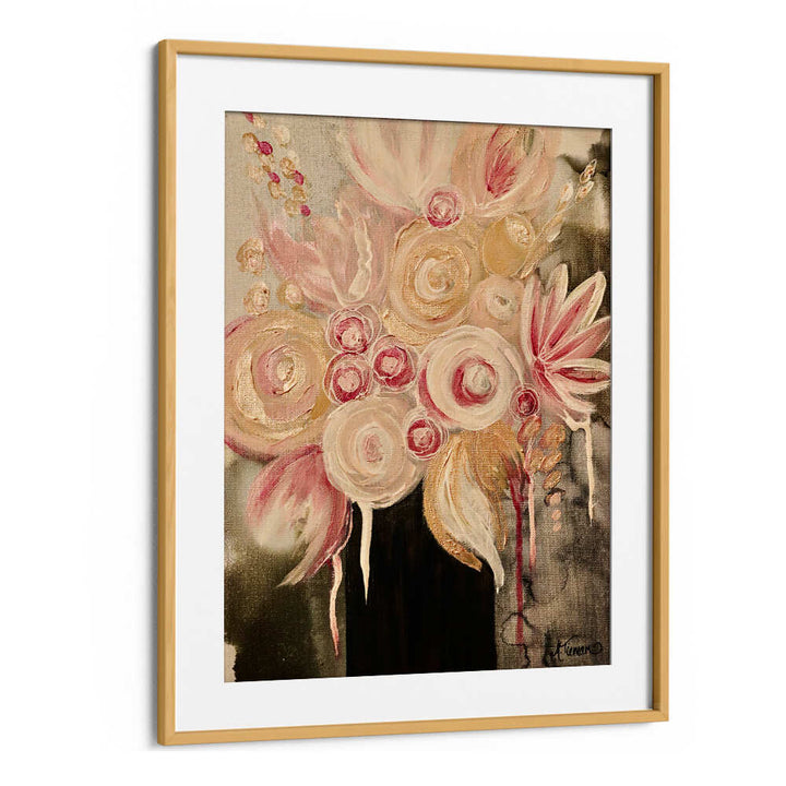Stunning BLUSH, FLORAL FLOWER PAINTINGS featuring elegant blooms, perfect for enhancing any room's decor.