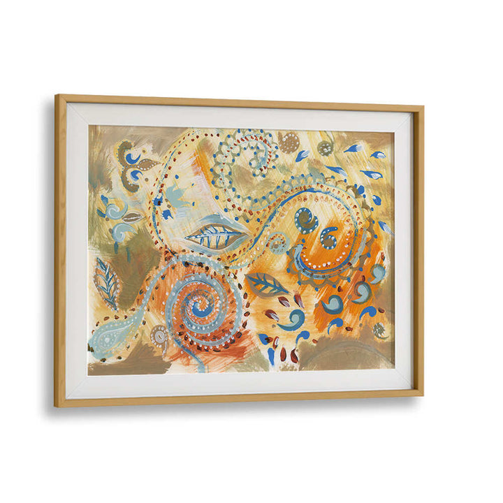 BOHEMIAN PATTERN I , BOHO ART PAINTINGS