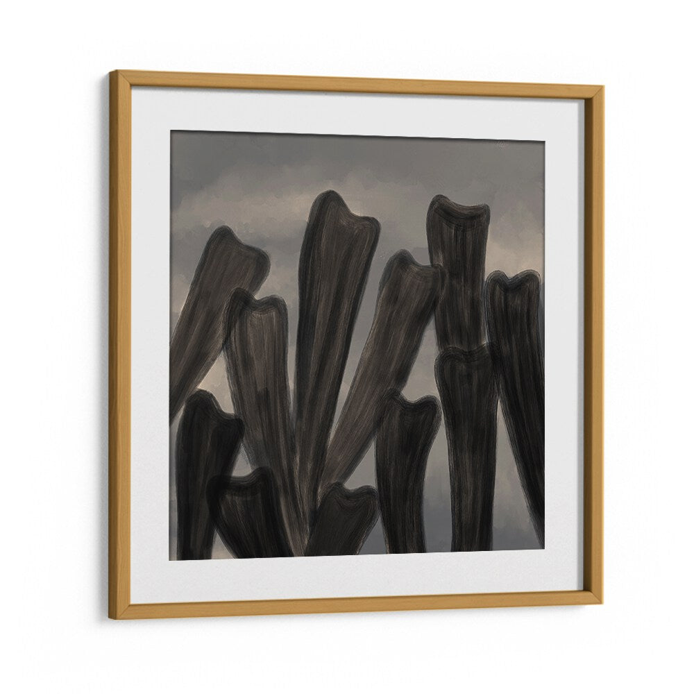 Stylish BOTANICAL ABSTRACT V, FLORAL FLOWER PAINTINGS artwork, perfect for enhancing home or office decor.