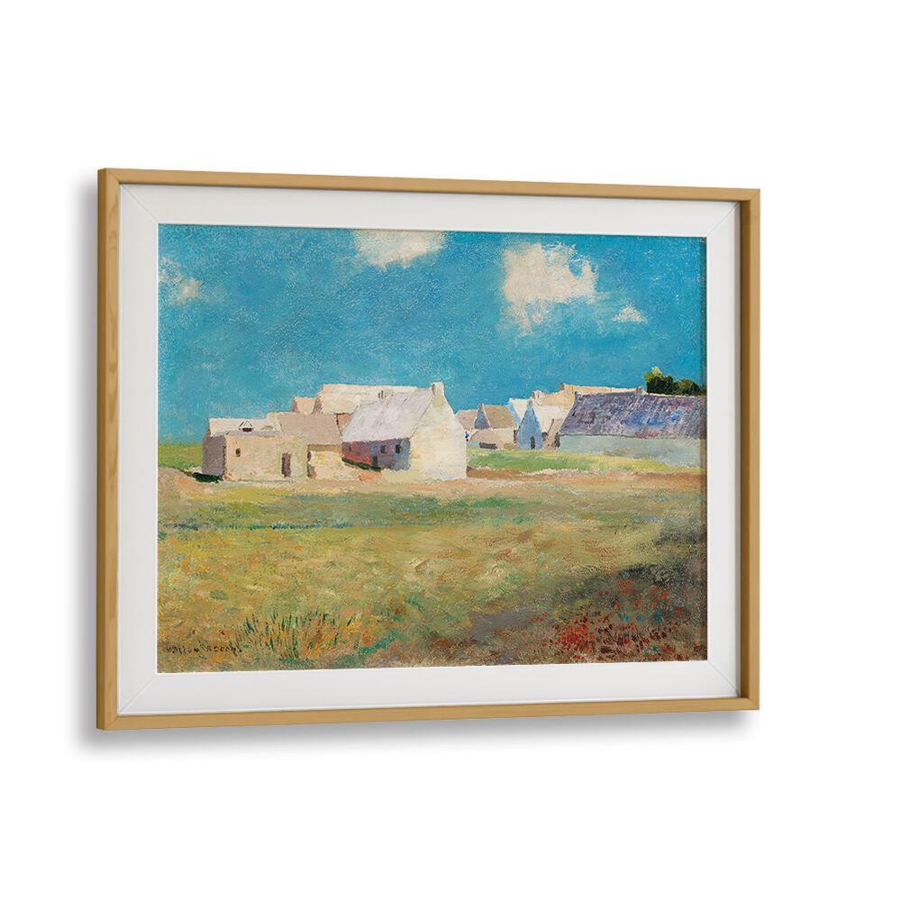 BRETON VILLAGE (1890) , VINTAGE PAINTINGS