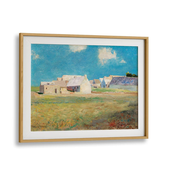 BRETON VILLAGE (1890) , VINTAGE PAINTINGS