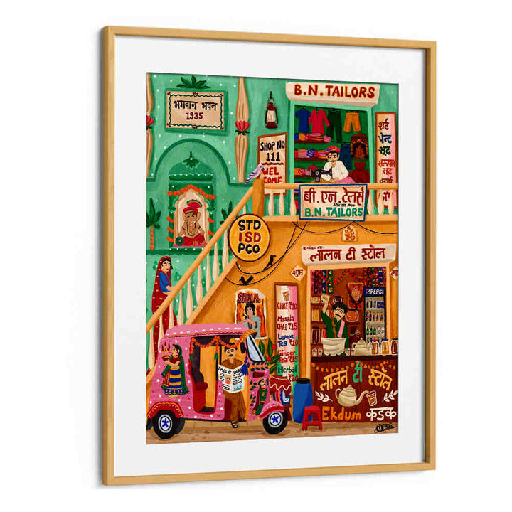 CHAI AND TAILOR , INDIAN ART PAINTINGS