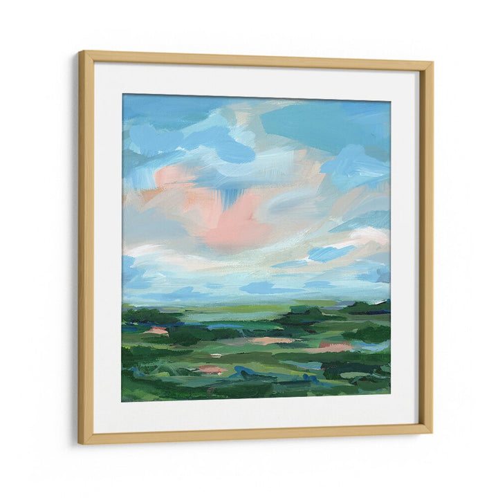 Serene landscape in soft hues, ideal for any space, showcasing COME AWAY, ABSTRACT PAINTINGS' captivating charm.