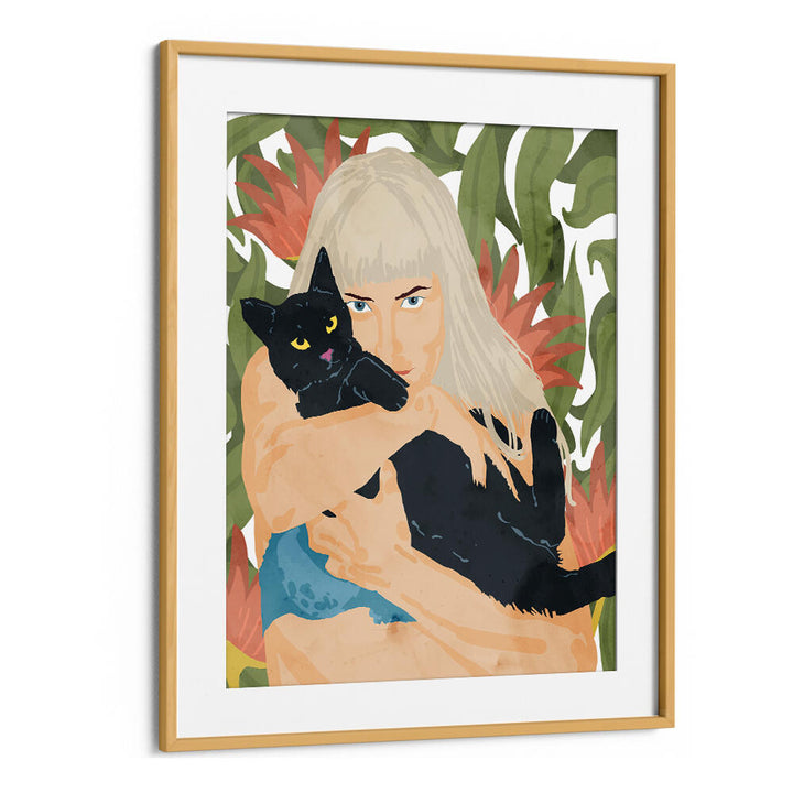 CAT LADY , PORTRAITS & FIGURATIVE ILLUSTRATIONS