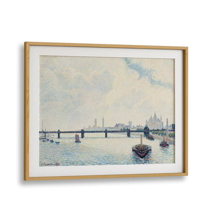 CHARING CROSS BRIDGE, LONDON (1890)  , VINTAGE PAINTINGS