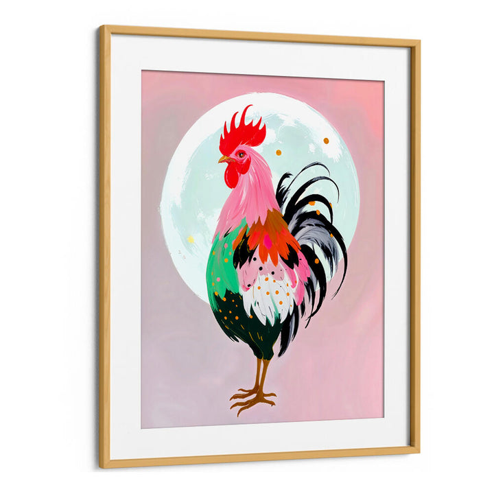 CHARM NEVER HURT A ROOSTER , ANIMAL PAINTINGS