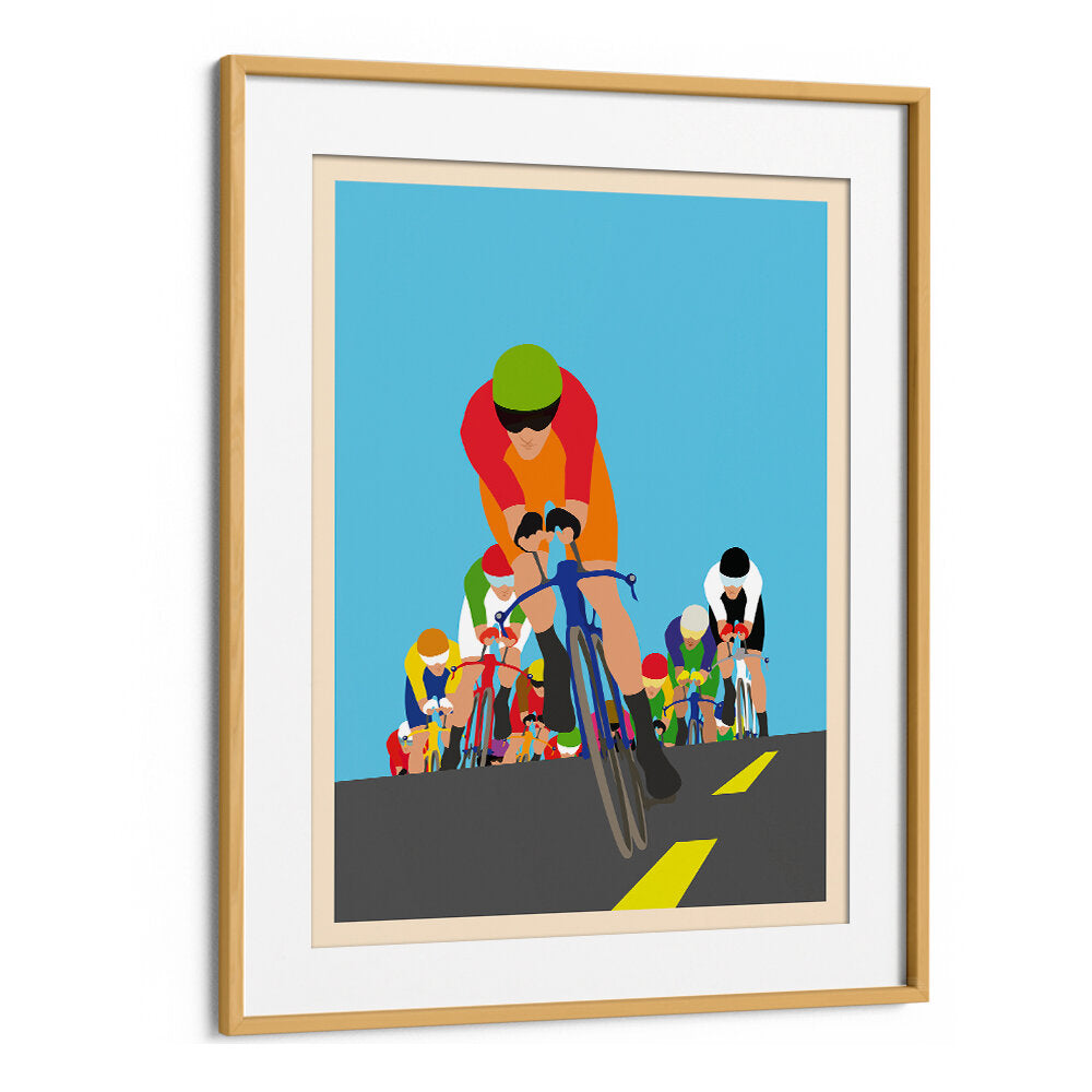 CHASING PACK ART PRINT , SPORTS POSTERS