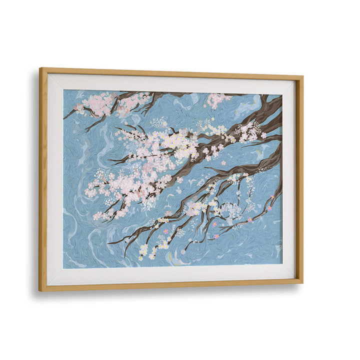 CHERRY BLOSSOMS , FLORAL FLOWER PAINTINGS