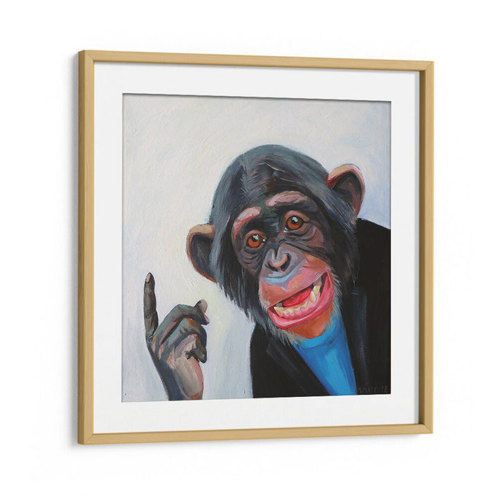 Brightly colored CHIMPANZEE'S THOUGHT, COMIC POSTERS bring vibrant comic art and dynamic storytelling to your wall decor.