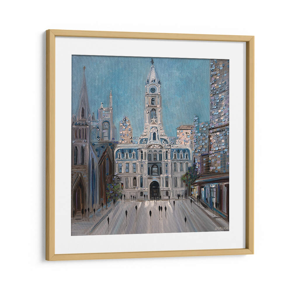 CITY HALL PHILLY , MODERN IMPRESSIONISM PAINTINGS