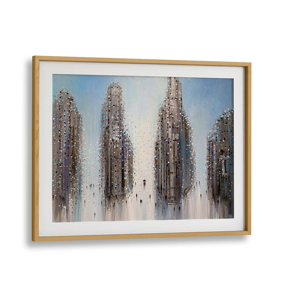 CITY MOOD , MODERN IMPRESSIONISM PAINTINGS