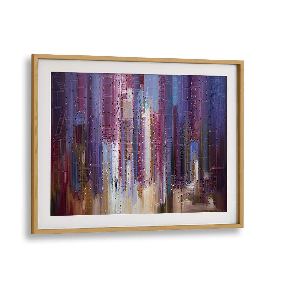 CITY ROMANCE , MODERN IMPRESSIONISM PAINTINGS