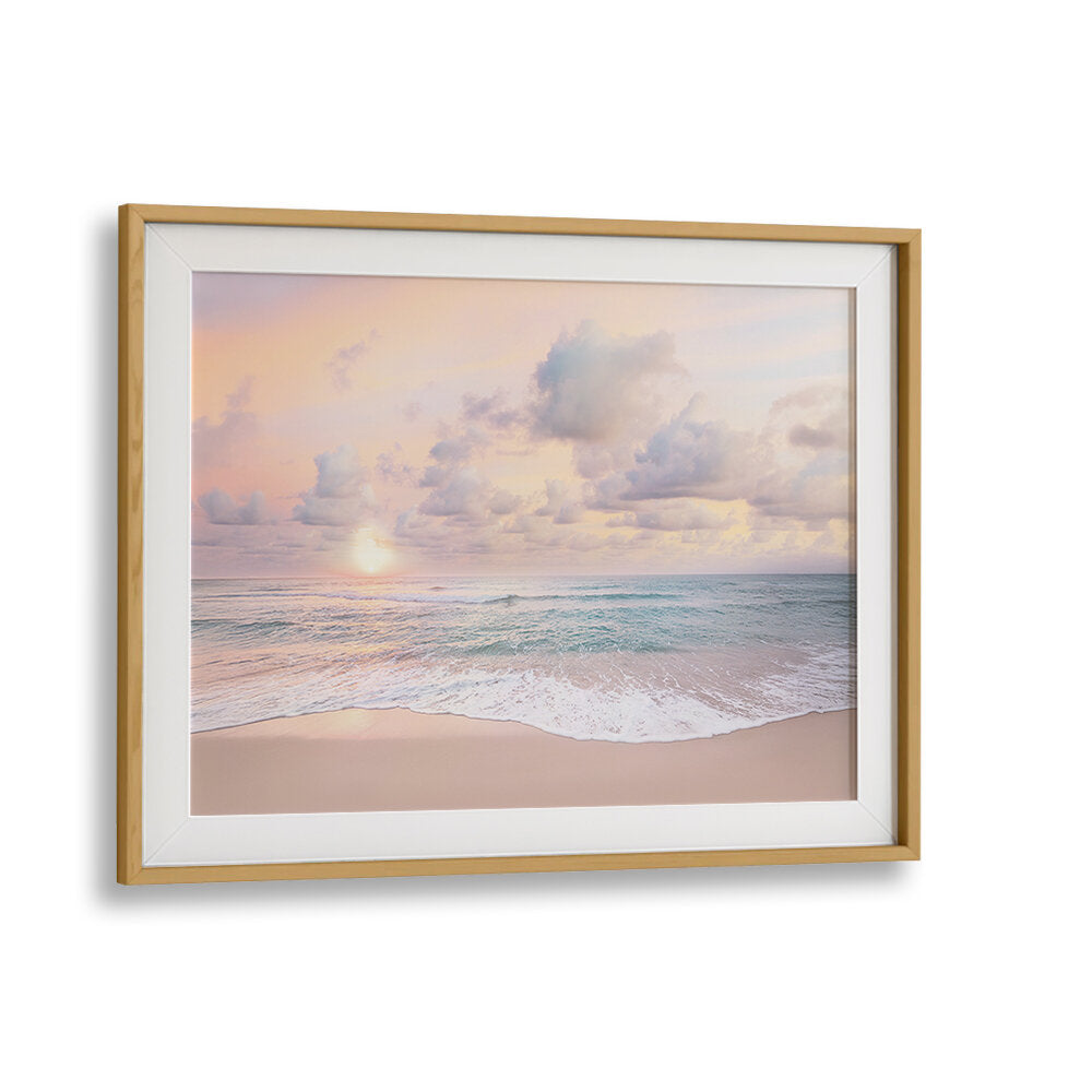 CLOUDY SUNSET , BEACH PAINTINGS