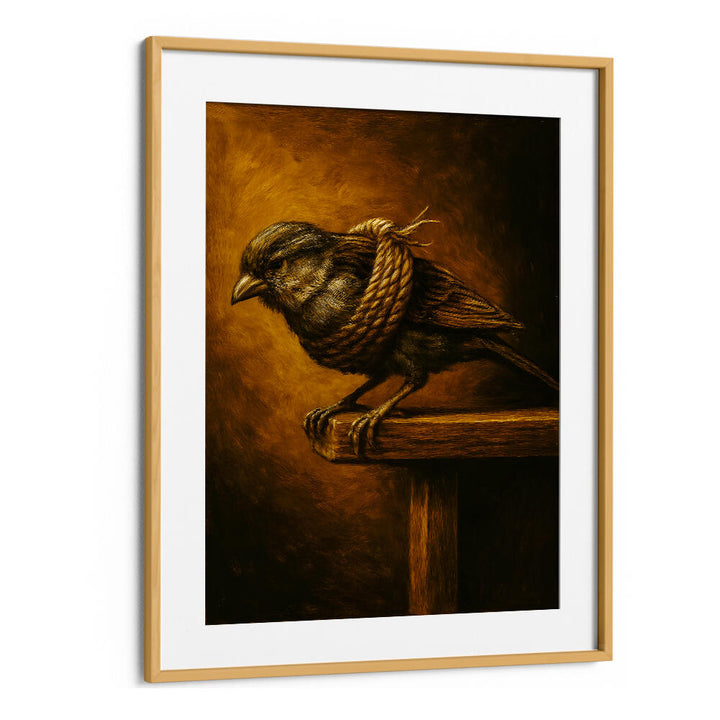 COILED PATIENCE , EXPRESSIONISM PAINTINGS