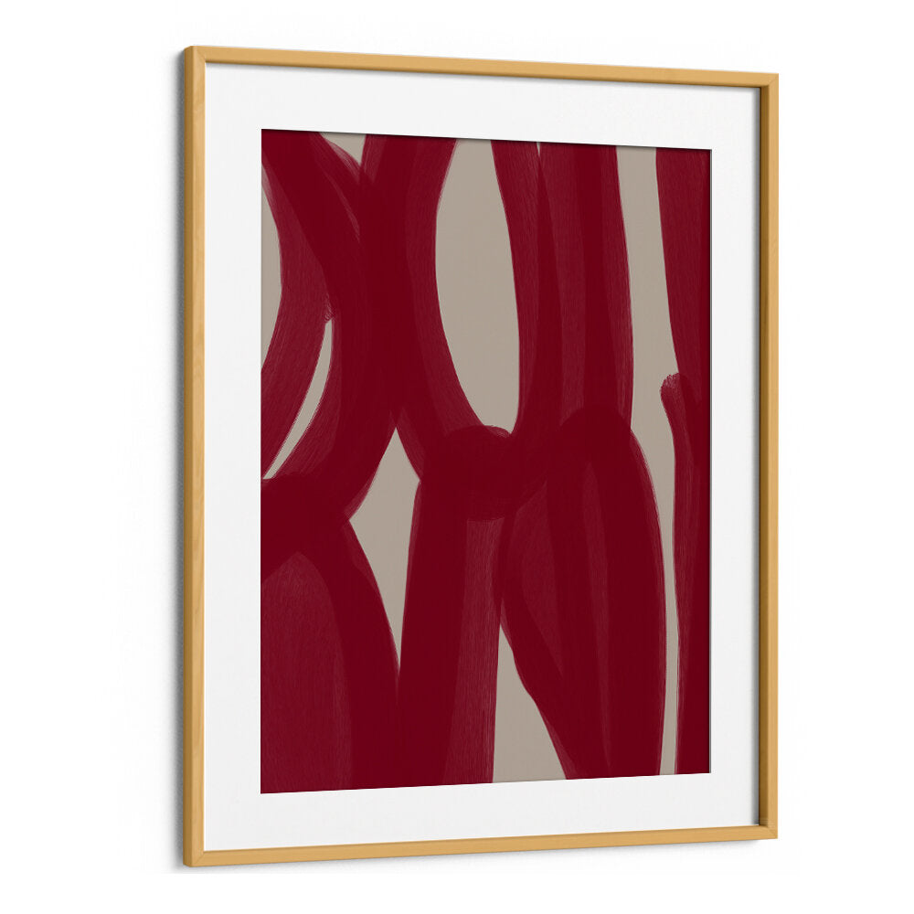 COLOUR PALETTE BURGUNDY IV , ABSTRACT PAINTINGS
