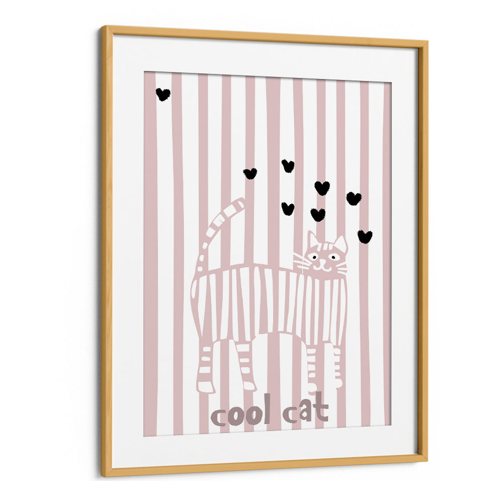 COOL CAT WITH HEARTS
