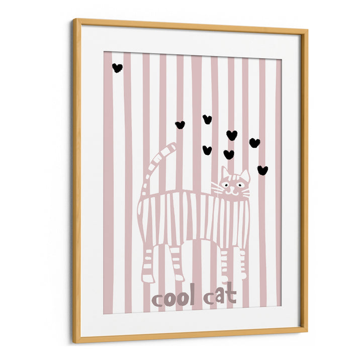 COOL CAT WITH HEARTS