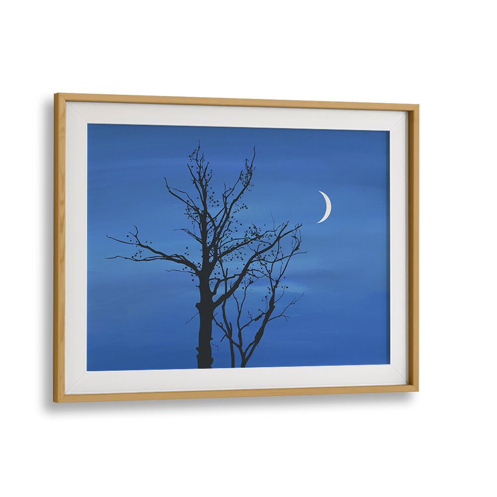 CRESCENT BLUE SKY , LANDSCAPE PAINTINGS