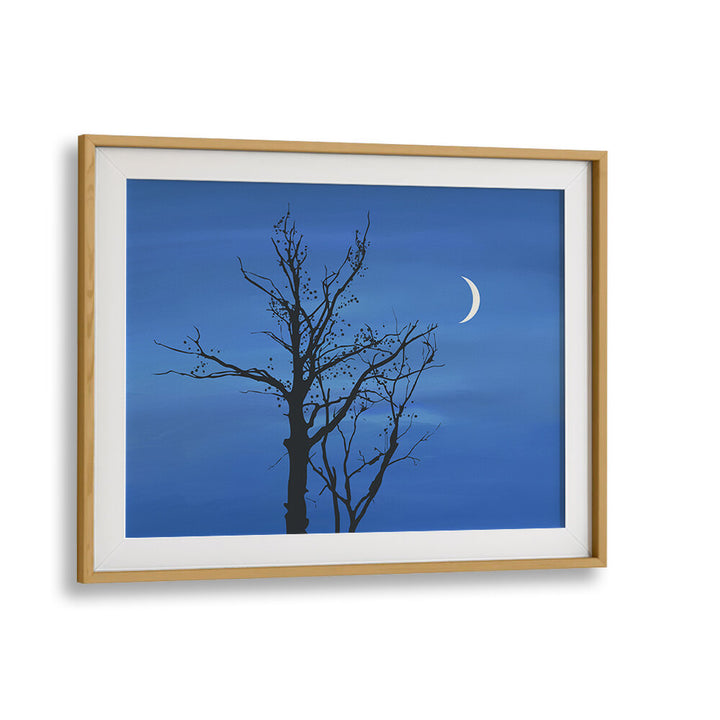 CRESCENT BLUE SKY , LANDSCAPE PAINTINGS