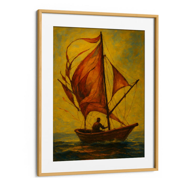 CRIMSON SAIL AT DAWN